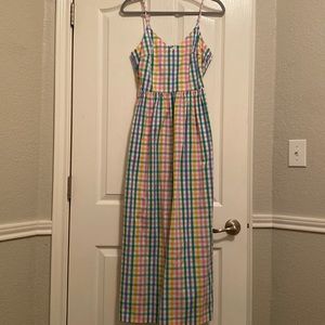 Jcrew gingham dress